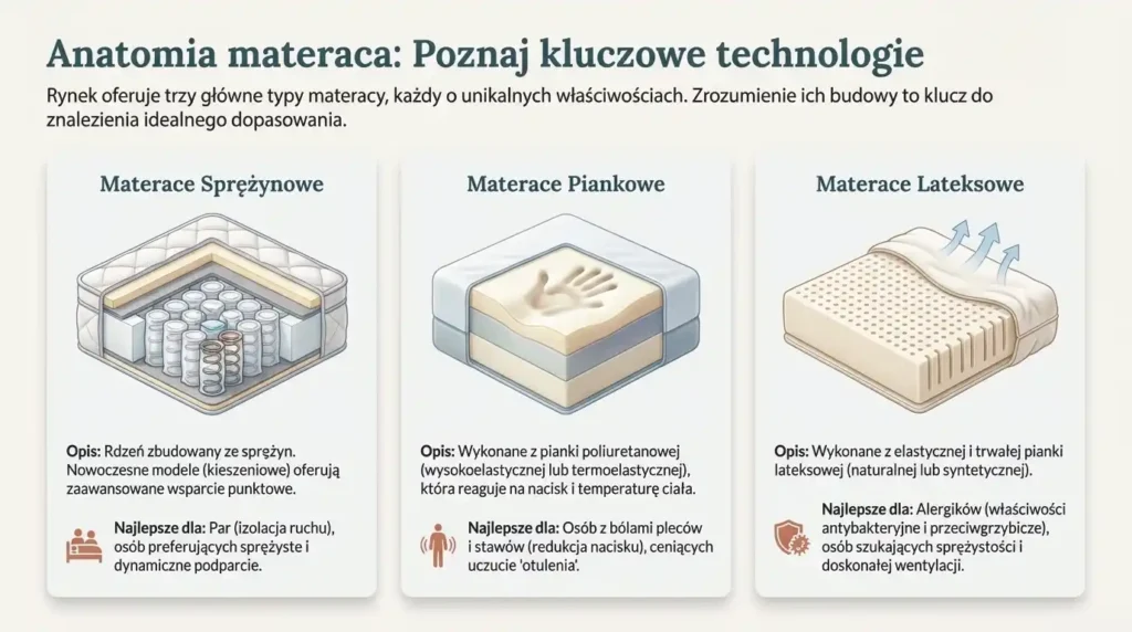 Budowa materaca